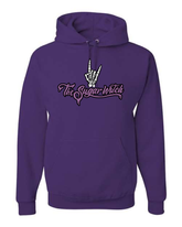 Black and Purple Graphic Hoodie