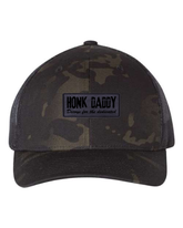 Black Leather Patch Hat