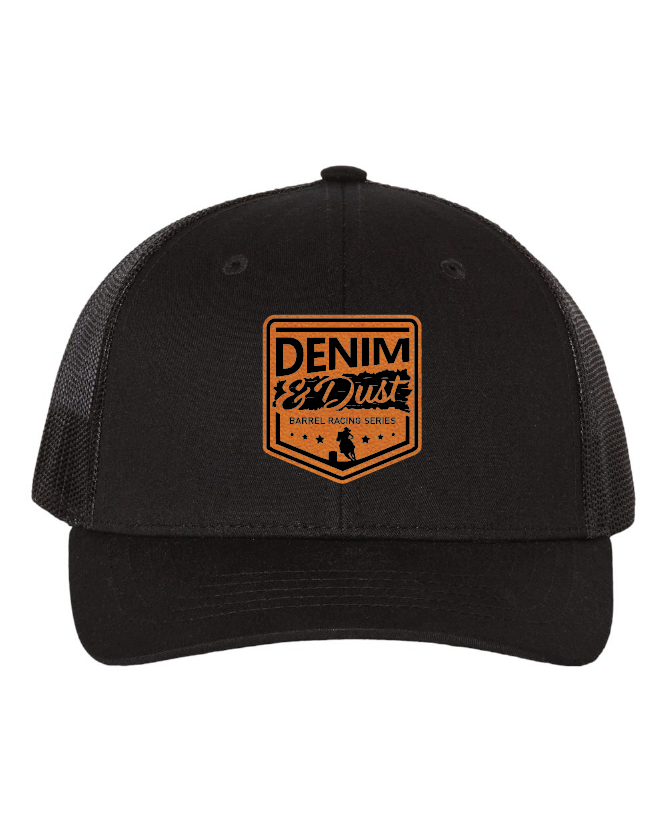 Youth Leather Patch Trucker Cap