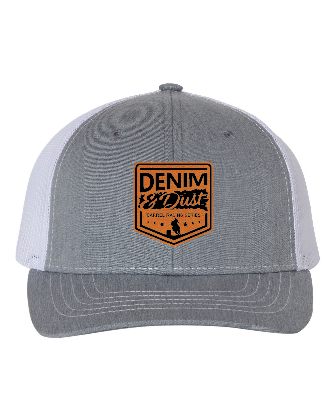 Youth Leather Patch Trucker Cap