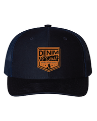 Youth Leather Patch Trucker Cap