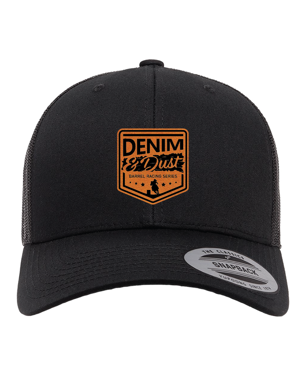 Leather Patch Trucker Cap