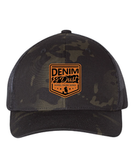 Leather Patch Trucker Cap