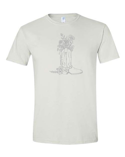 Floral Booth Graphic T-Shirt