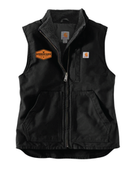 Women's Leather Patch Carhartt Vest