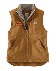 Women's Leather Patch Carhartt Vest