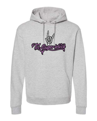 Black and Purple Graphic Hoodie