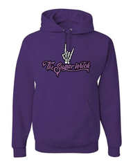 Black and Purple Graphic Hoodie