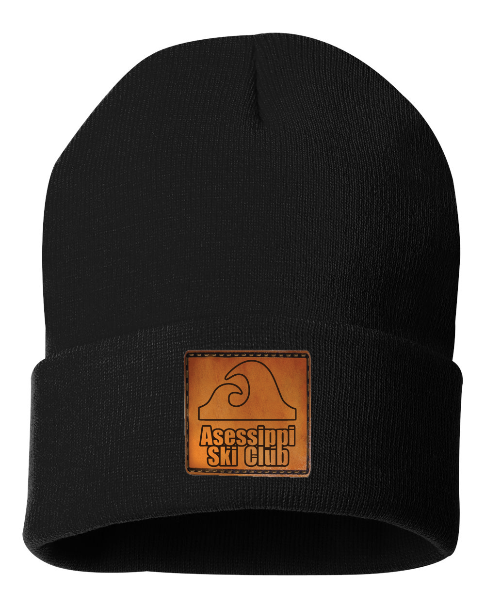 Asessippi Ski Club Leather Patch Toque - SP12