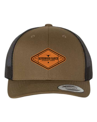 Diamond - Leather Patch Retro Trucker Cap