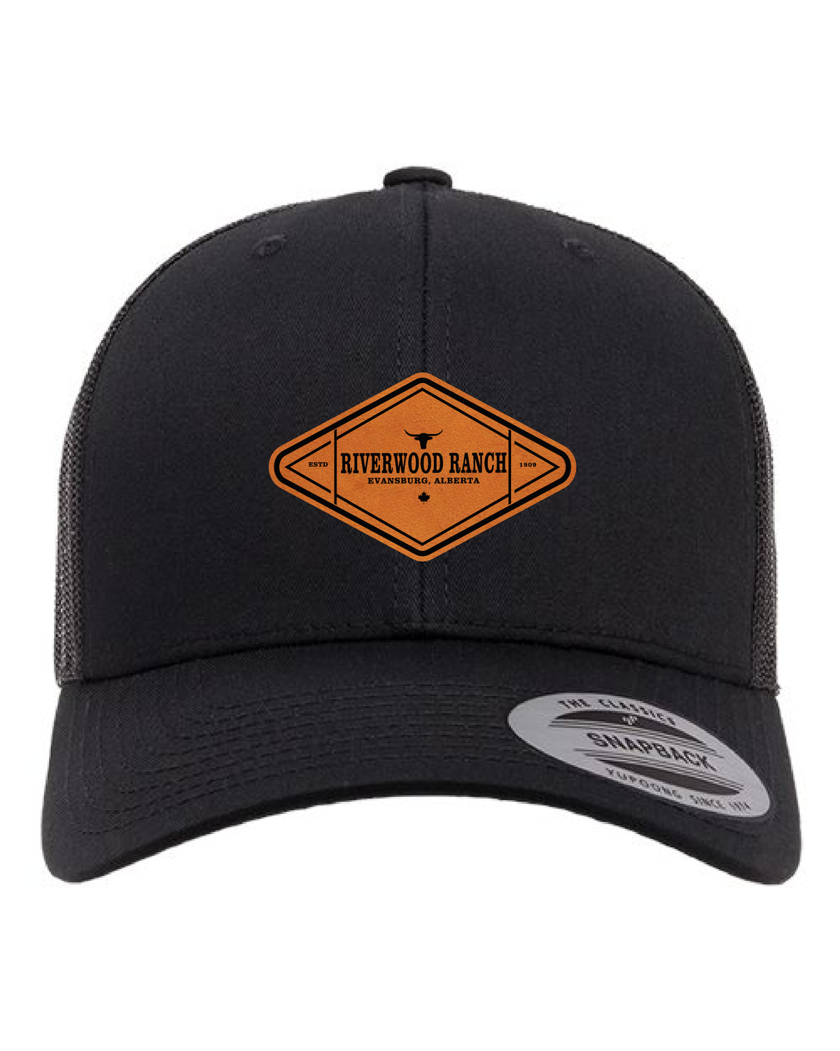 Diamond - Leather Patch Retro Trucker Cap