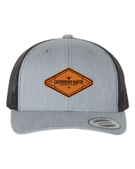 Diamond - Leather Patch Retro Trucker Cap