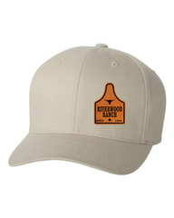 Cattle Tag - Leather Patch Flexfit Cap