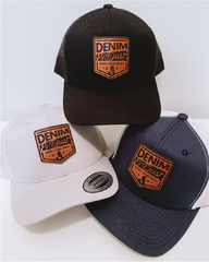 Leather Patch Trucker Cap